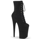 9" Heel INFINITY-1020FS Black Suede